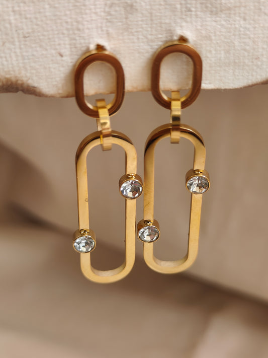 Paperclip Crystal Drop